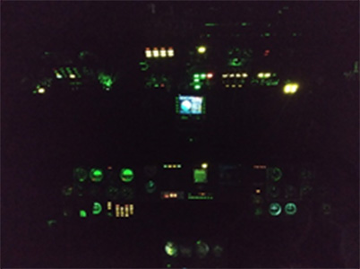 Адаптированная кабина экипажа  «ночного» вертолета Ми-8АМТ
